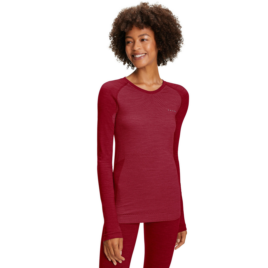 FALKE Damen Langarmshirt Wool-Tech Light