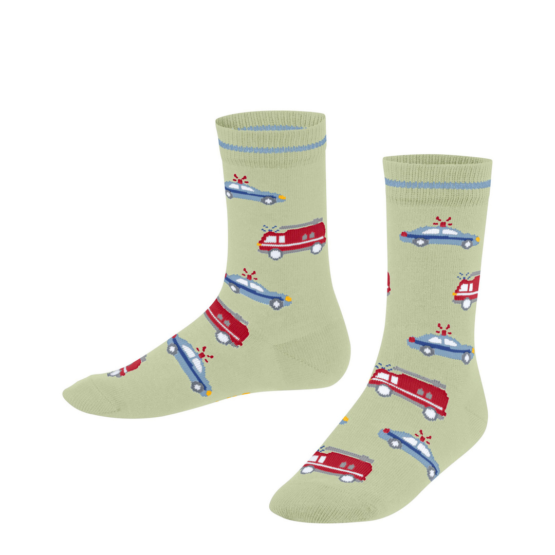 FALKE Police and Fire Cars Kids Socks