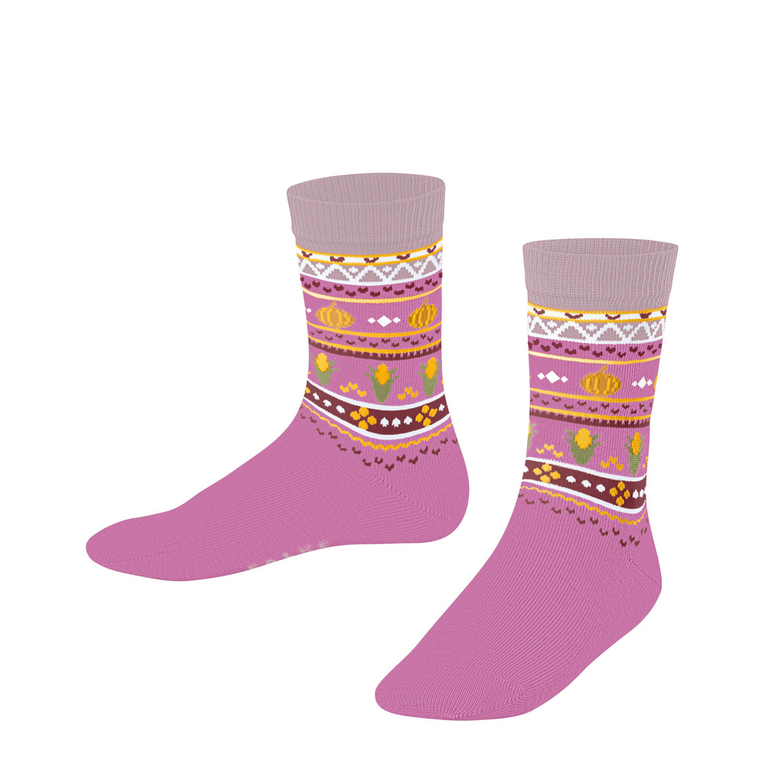 Falke Pumpkin Fair Isle Kinder Socken