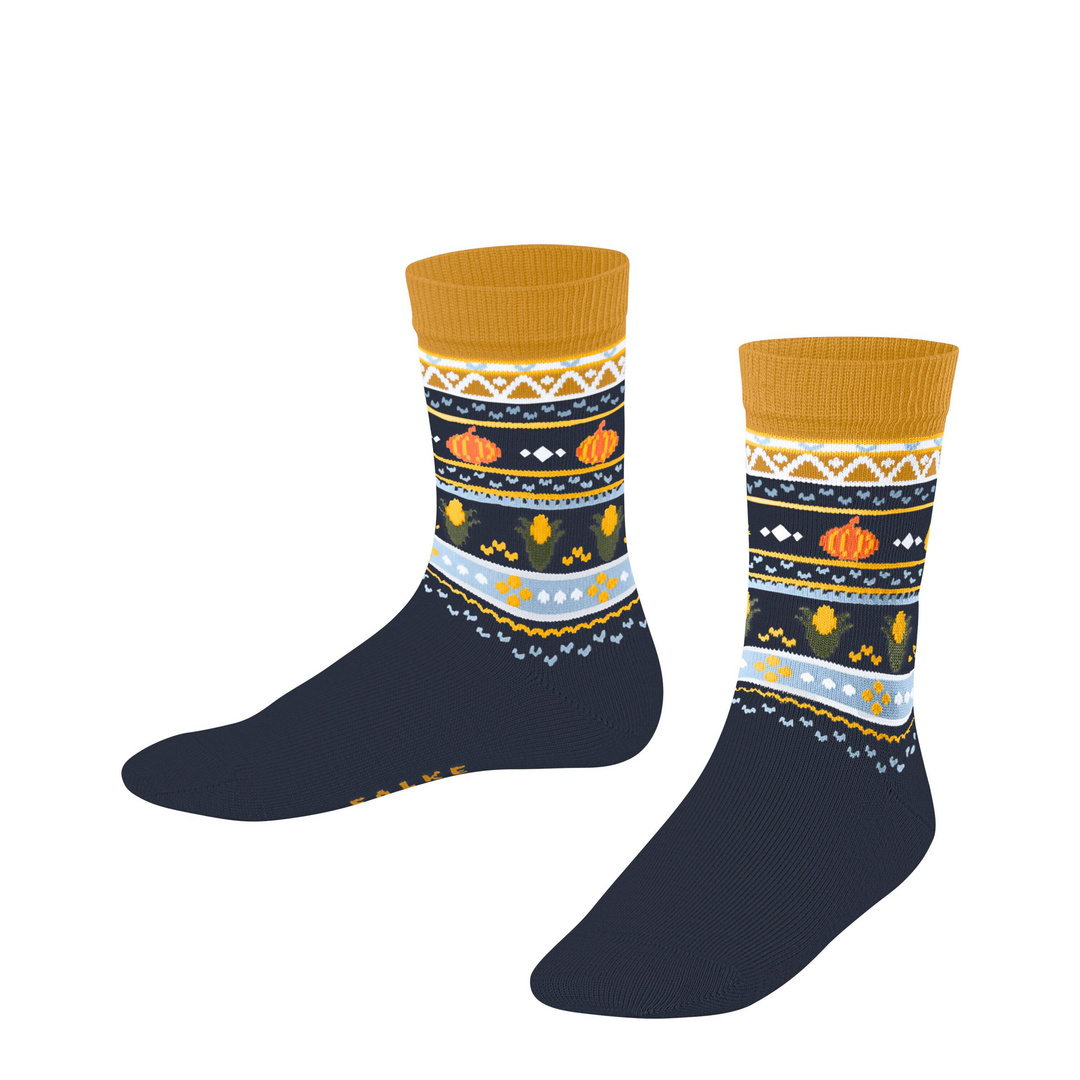 Falke Pumpkin Fair Isle Kinder Socken