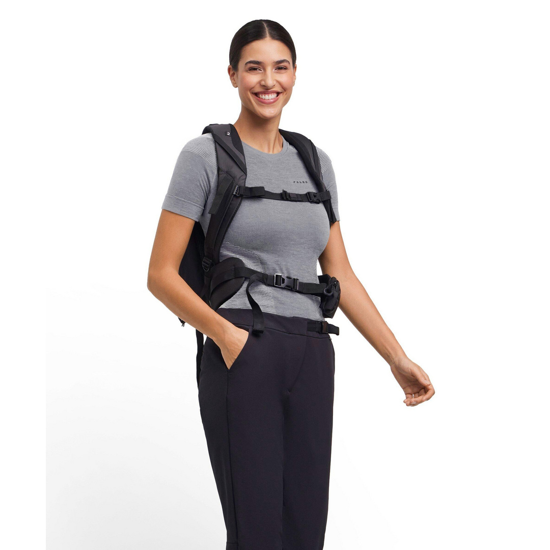 Backpack-Ready Damen T-Shirt Wool-Tech Light