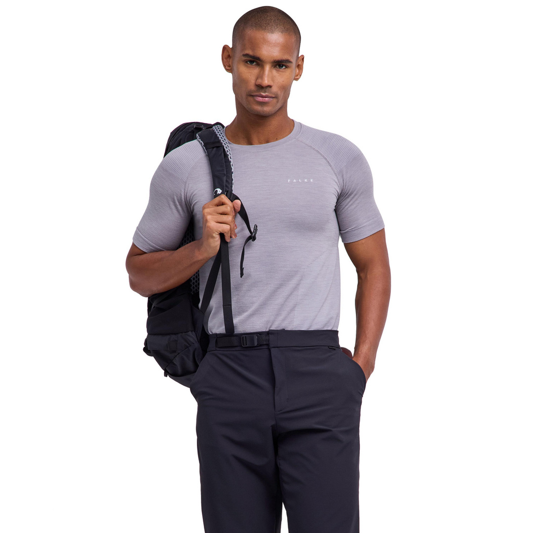 Backpack-Ready Herren T-Shirt Wool-Tech Light
