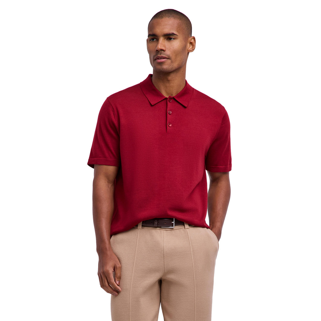 Premium Merino Wool Herren Polo Shirt
