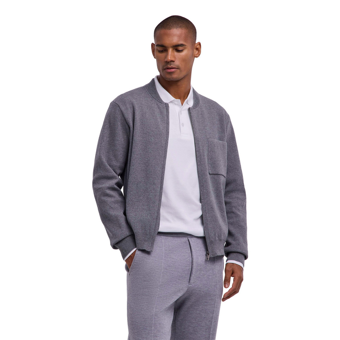 FALKE Cotton Knit Hommes Gilet zippé FALKE Cotton Knit Hommes Gilet zippé