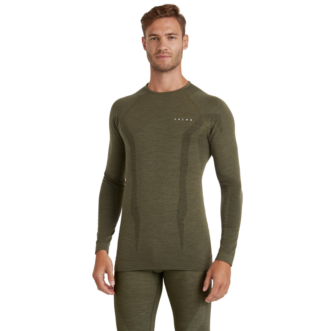 FALKE Herren Langarmshirt Wool-Tech
