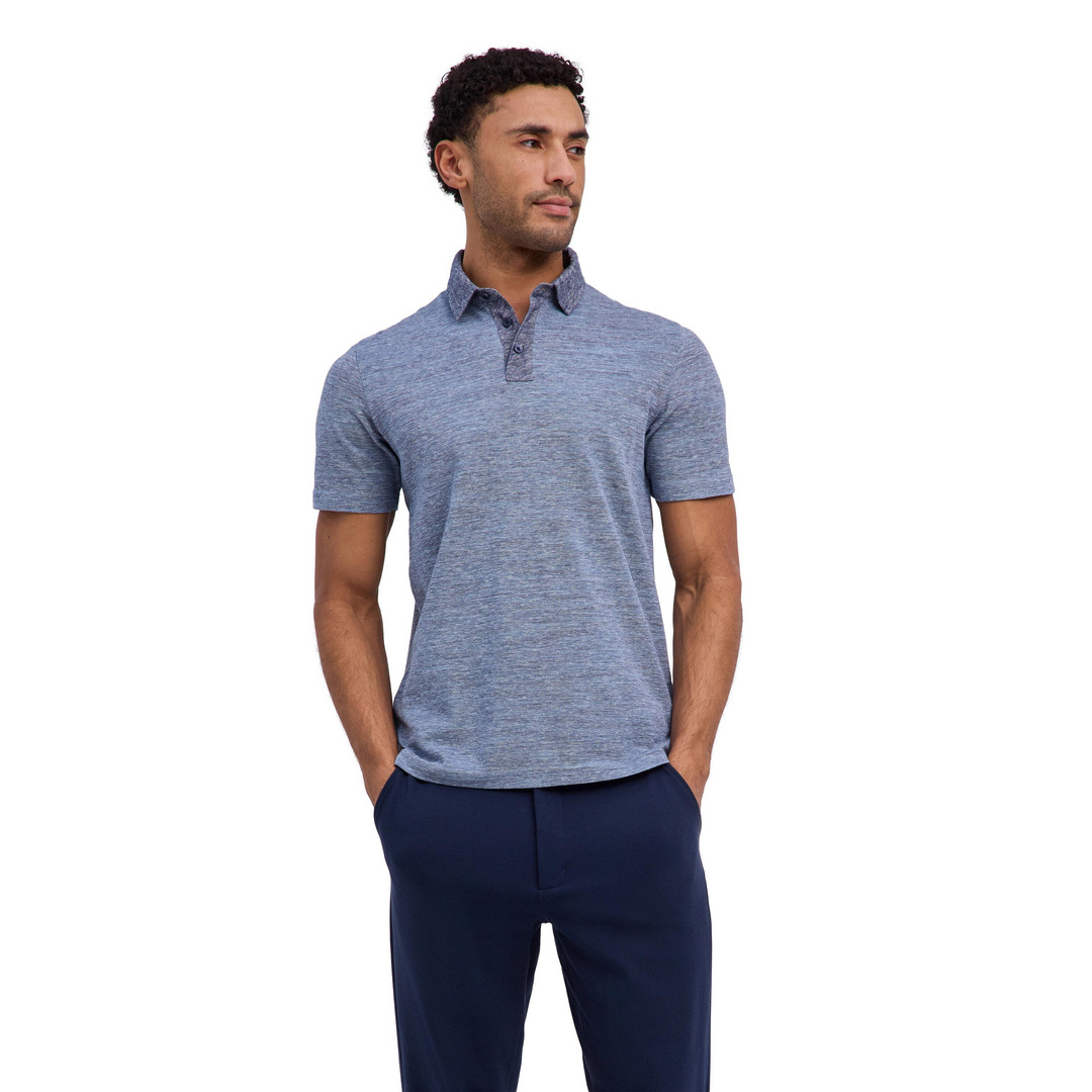 FALKE Cotton Linen Men Polo Shirt