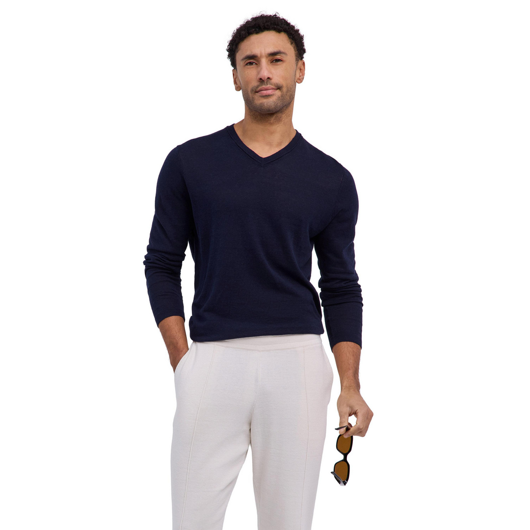 FALKE Silk Linen Herren Pullover