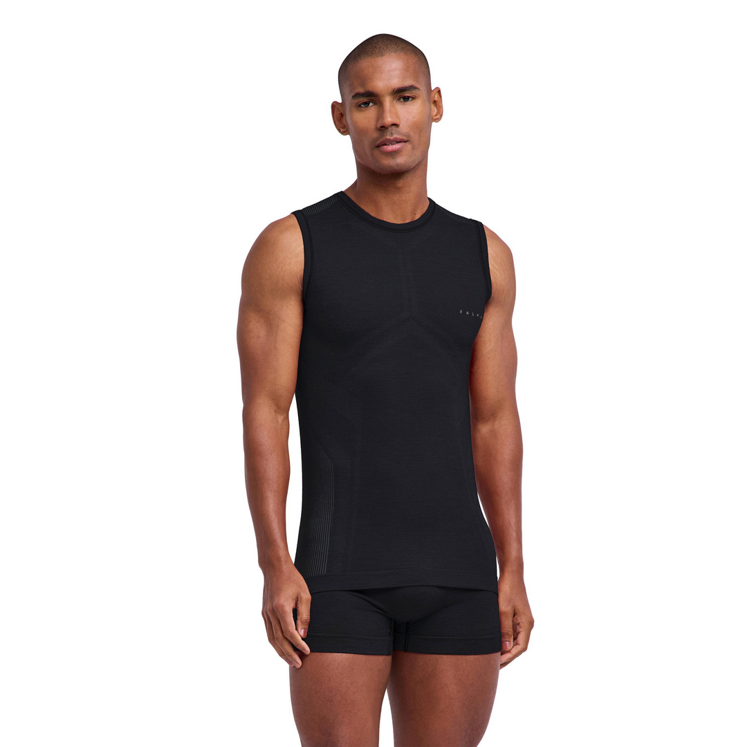 FALKE Hommes Top Wool-Tech Light