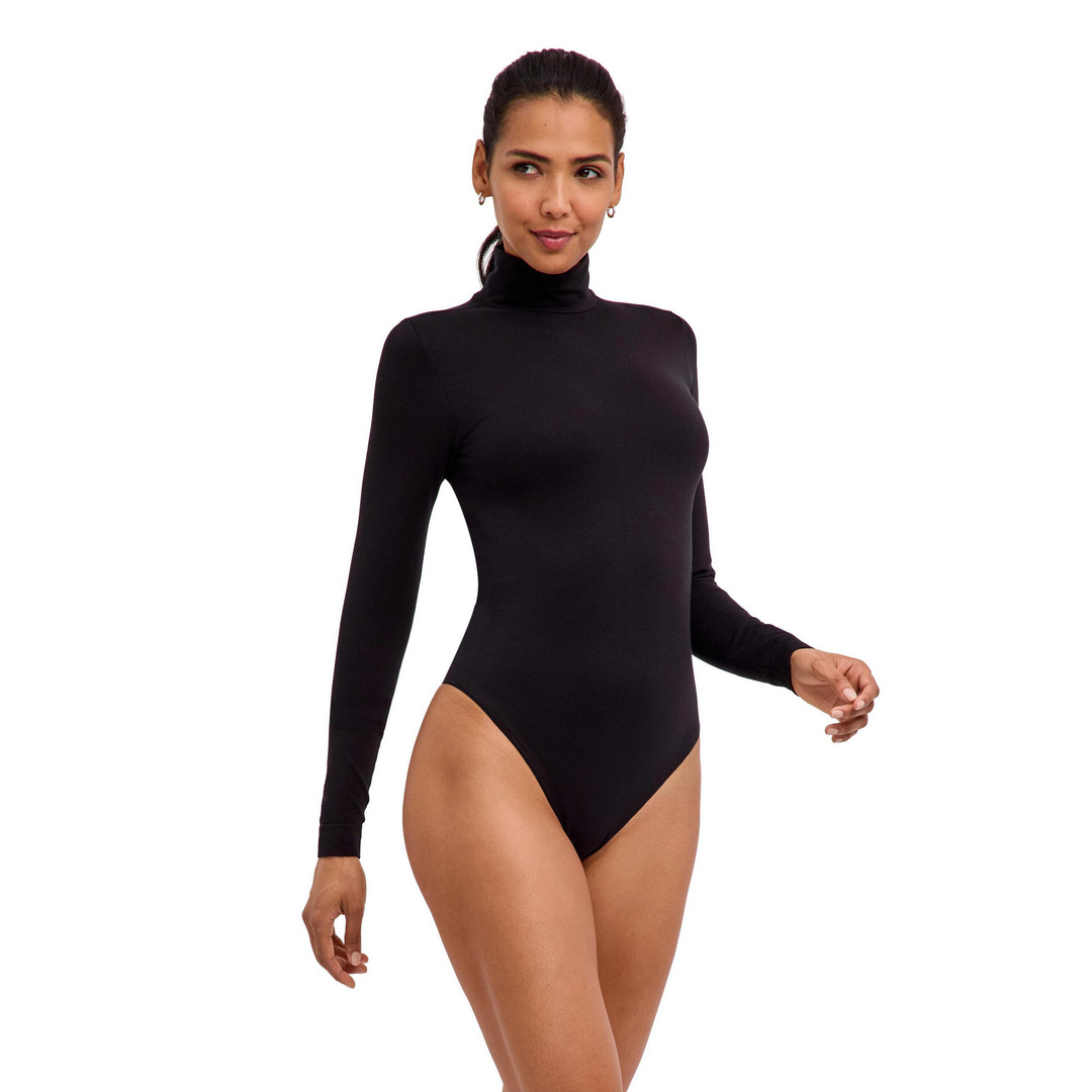 FALKE Timeless Cotton Stand Collar String Femmes Body FALKE Timeless Cotton Stand Collar String Femmes Body